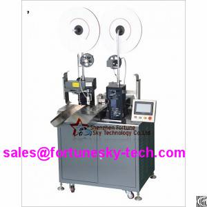 Automatic Double Wires Both-ends Terminal Crimping Machine