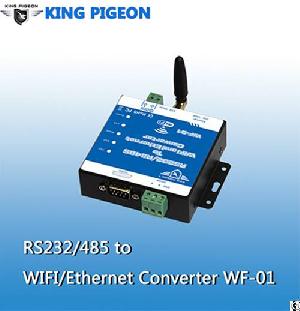 Serial To Wifi / Ethernet Converter Rs232 / 485 Rj45 Wf-01