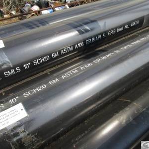 Smls Carbon Steel Pipe, Be, 6m, 10 Inch, Sch 20