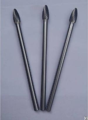 Sf-5l6 Tree Shape Burs With Radius End With Long Shank Solid Carbide