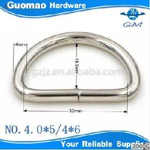 4mm Thickness 32mm 20mm Iron Split D Ring