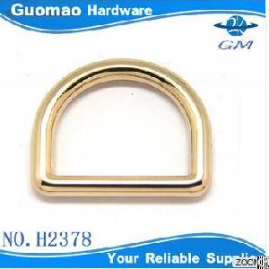 Big Light Gold Metal D Ring For Clothes And Bag