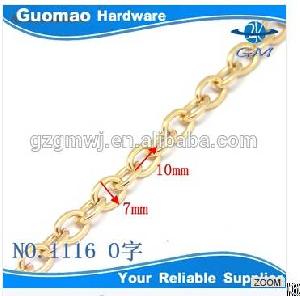 durable polishing gold o ring cable bag chain metal