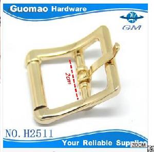 Fashion Uneven Light Gold Pin Buckle