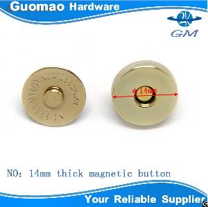 Gold Magnetic Trousers Button