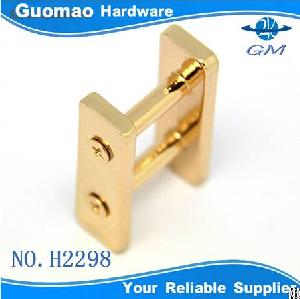 Golden High Quality Handbag Handle Ladder Shape Buckle