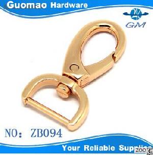 Smooth High Polish Screw Snap Hook For Handbag