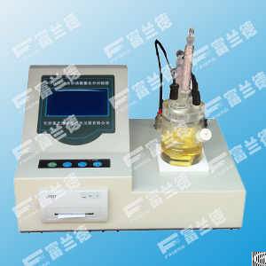 trace moisture analyzer oil water tester karl fisher titrator