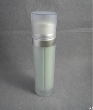 100ml 2x50ml Cosmetic Dual Chamber Bottle, One Pump With Two Holes