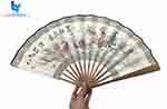 bamboo fabric paper fan