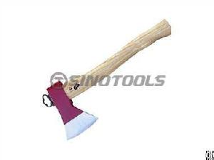 Axe With Wooden Handle