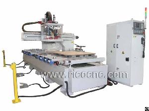 Cnc Auto Tool Changer Center Nesting Cnc Router With Drills For Wood Cabinets Making Atc1335vd