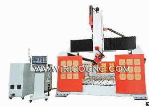 Five Axis Cnc Foam Cutting Wood Moulder Router Machine 5atc1530c