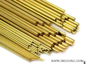 Single Hole Tubing Edm Brass Tube Electrode Single Channel For Small Hole Drilling Edm