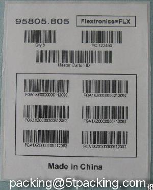 Barcode Labels With Several Codes In One Sticker