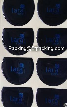 blue lara rose perfume bottle epoxy labels