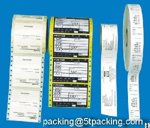 Customized Super Market Pre-printed Adhesive Price Labels