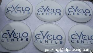 cyclo centre 3d resin stickers keychains