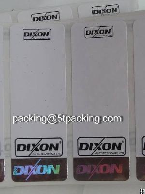 Dixon Writable Printed Adhesive Labels With Hologram Effect