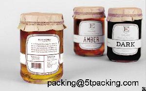 Dustless And Healthy Honey Bottle Use Plastic Adhesive Labels