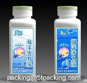 Energetic Water Bottle Used Plastic Adhesive Labels In Customized Logo