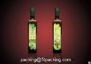 Extra Virgin Olive Oil Glass Bottle Labels