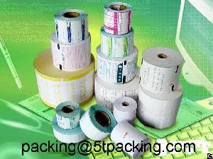 Free Of Carbon Ribbon Thermal Transfer Labels