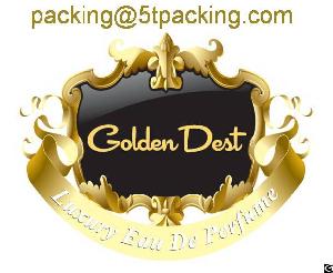 golden dest gold embossed cosmetic bottle labels luxury eau de perfume