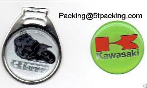 kawasaki keychain epoxy resin labels