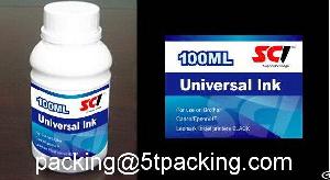 Plastic Universal Ink Bottle Labels With Chemical Proof