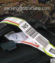 pp synthetic layers adhesive labels luggages