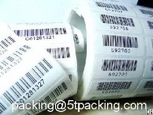 printing barcode labels serial numbers