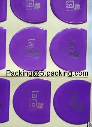 Purple Lara Rose Parfum Bottle Labels