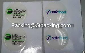 Safe Food Epoxy Sticker