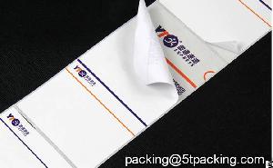 Three Layers Of Adhesive Labels In Logistics Area