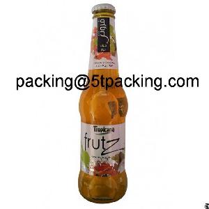 tropicana frutz sparkling drink bottle labels