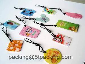 Various Sizes And Shapes Printed Hang Tags With Epoxy Finish