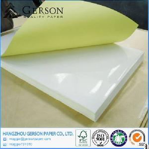 Cast Coated Water Based Adhesive Paper