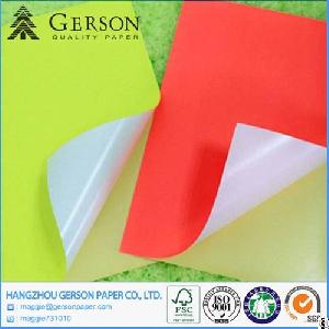 Fluoresence Water Based Adhesive Paper