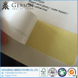 Sami-glossy Water Based Adhesive Paper