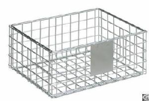 slatwall display shelf wire basket