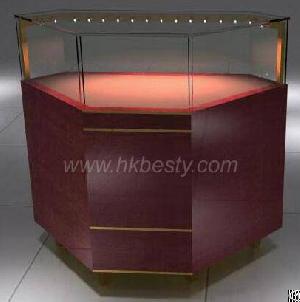 Classic Jewelry Display Counter With Ultra-white Glass