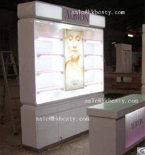 cosmetic acrylic display showcase lcd led light