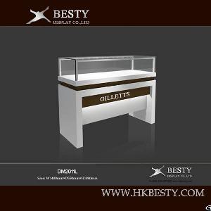 Counter Jewelry Display Showcase With Led Lighting