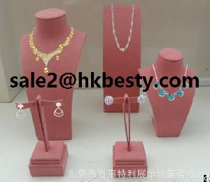 fancy pinky jewellery displays necklace earring stock