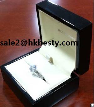 Glossy Jewelry Ring Display Box With Led Light In Good Price