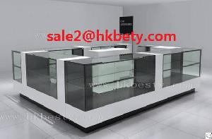 grey watch jewelry display showcase kiosks