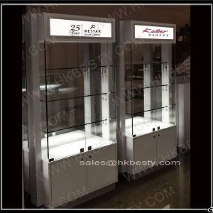 Jewelry Display Showcase With Led Lighting For Luxury Store