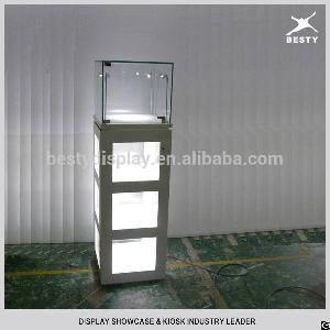 Jewelry Shop White Led Lighting Display Tower