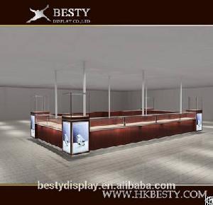 Mirrored Jewelry Cabinet Design Showcase For Shop